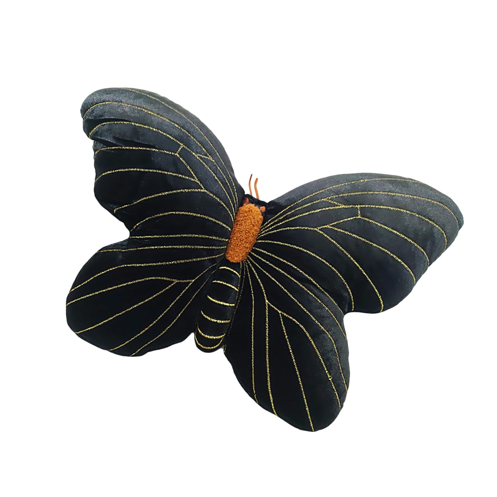 Coussin papillon en peluche coton PP pour décoration lit et canapé de salon