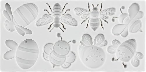 Miniatura 7 de Molde de silicona de abejorros para fondant de abeja, molde de chocolate para decoración de pasteles de azúcar, decoración de cupcakes, pasta
