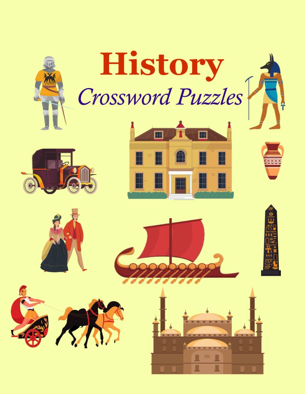 History Crossword Puzzles: Delve into topics including Ancient Greece, the Black Death and the American Civil War