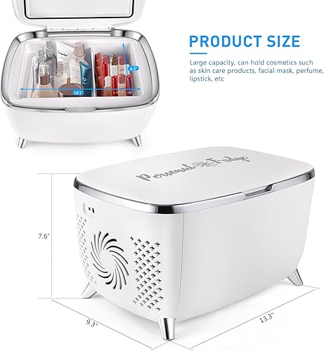 Miniatura 5 de Mini refrigerador personal de 6 litros para el cuidado de la piel, refrigerador cosmético, refrigerador portátil de maquillaje para productos de