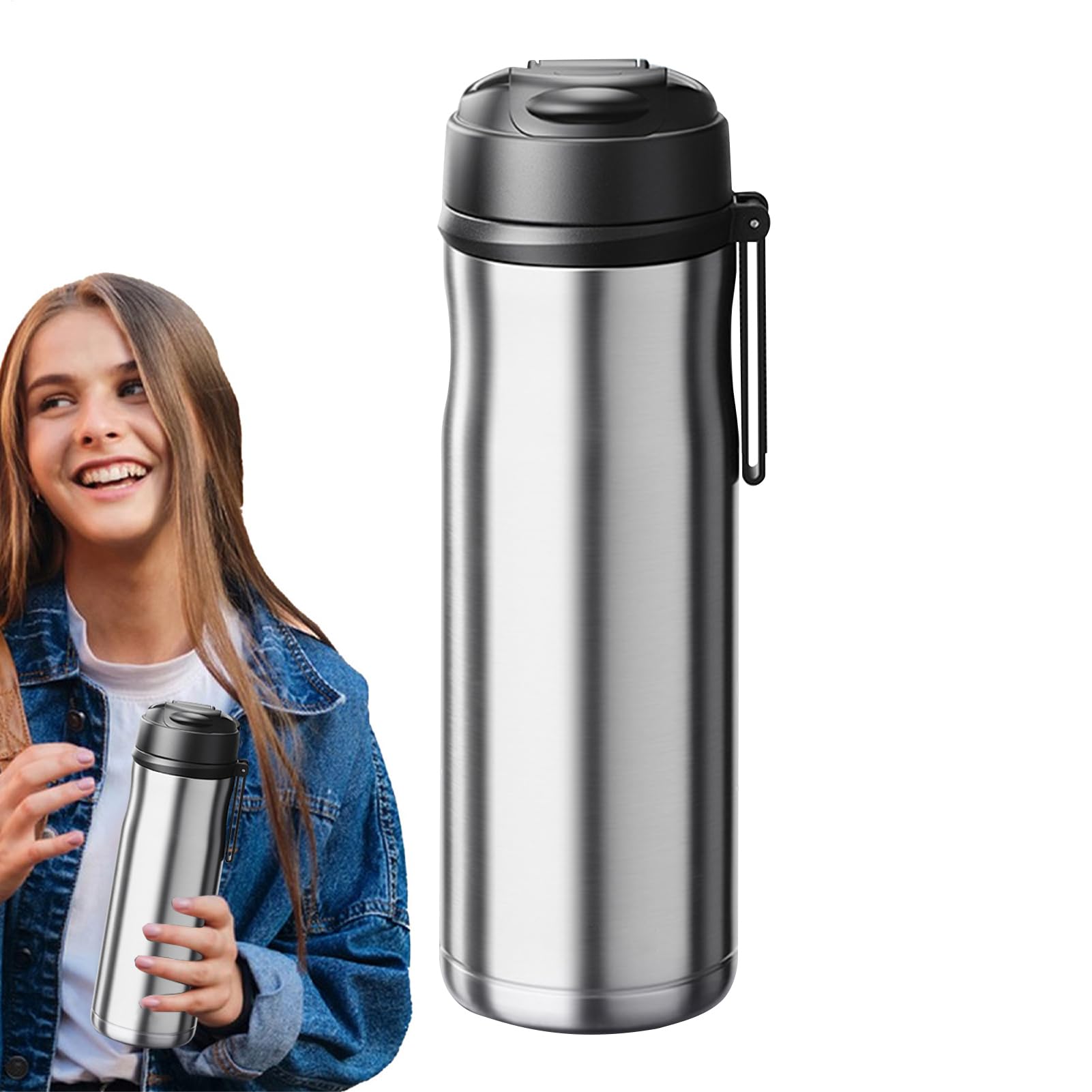 Infusor de té portátil, vaso de té con infusor - Botellas aisladas