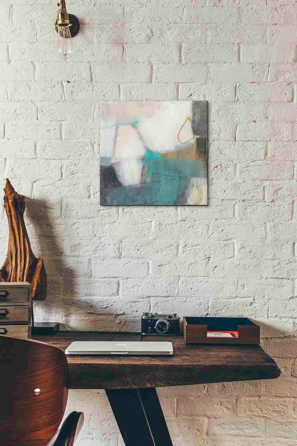 Epic Graffiti 'Tusk II' by Sue Jachimiec Canvas Wall Art, 12"x12"