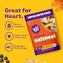 Yogabar Oatmeal | No Added Sugar | Rolled Oats with Fruits, Seeds & Nuts | High Protein & Fibre | Super Saver 1kg Pack of 3 | Ready in 5-8 Mins | Healthy Breakfast gallery image