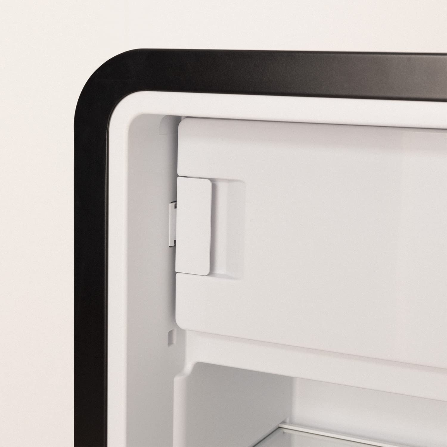 CREATE / RETRO FRIDGE 150 WOOD/Frigorífico blanco roto maneta madera con congelador 281L / 102W. bajo consumo. diseño vintage. 150cm. 3 estantes. regulador temperatura. botellero. 60x60x150cm — view 163