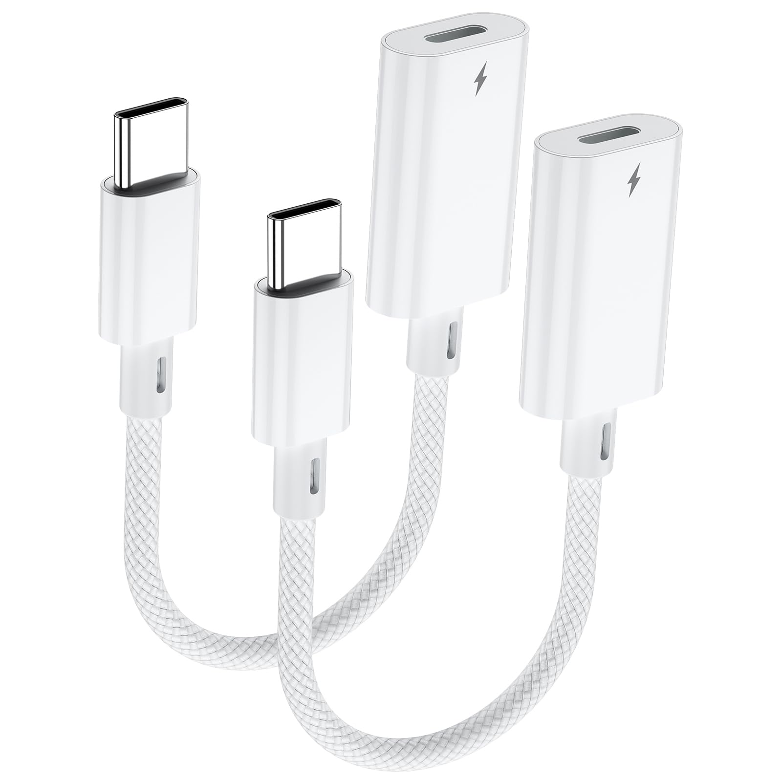 Amazon.com: Vcddom 2 Pack Lightning to USB C Adapter, USB Type C