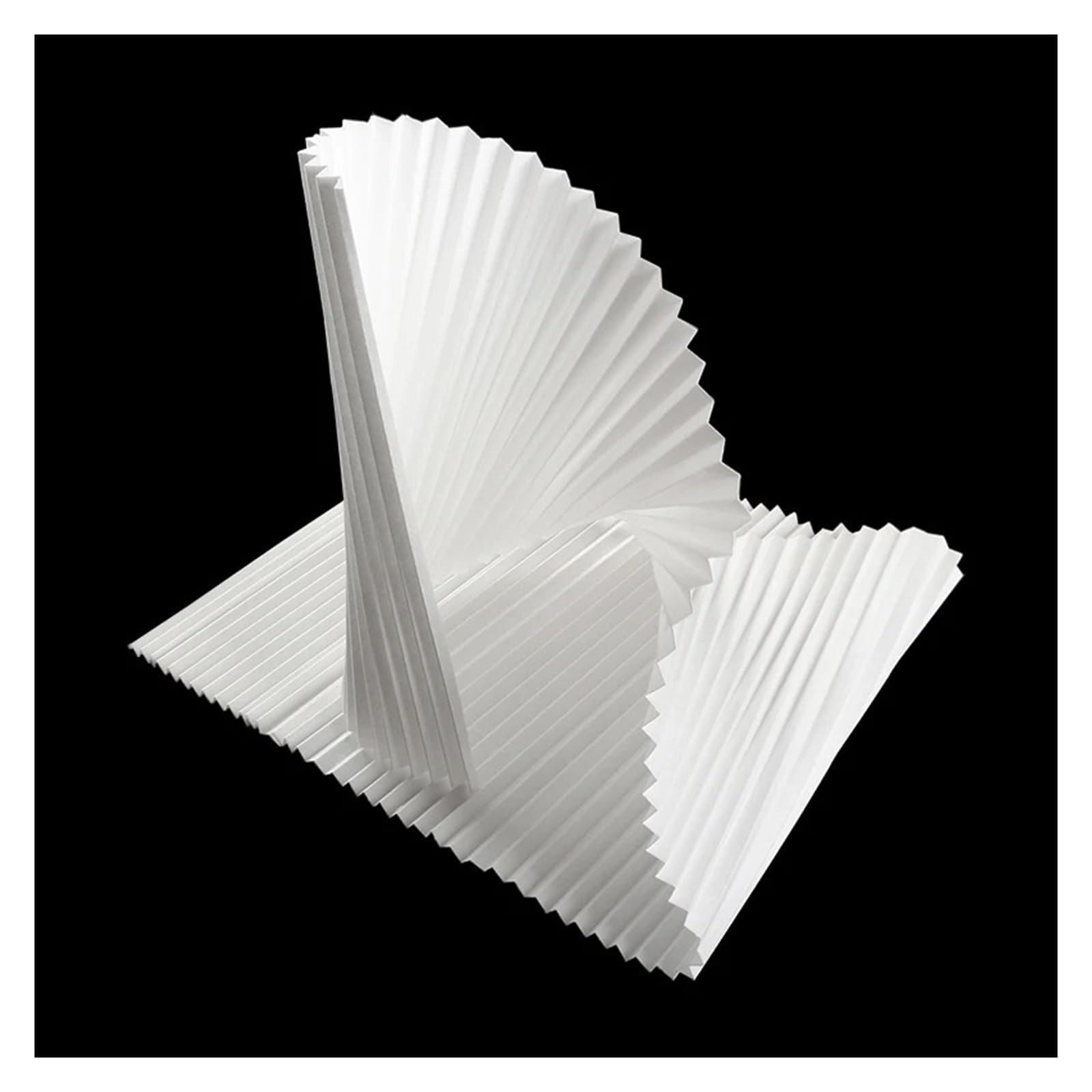 Carta da filtro generica fai-da-te da 300 * 1100 mm con schermo pieghevole(15pcs Set)