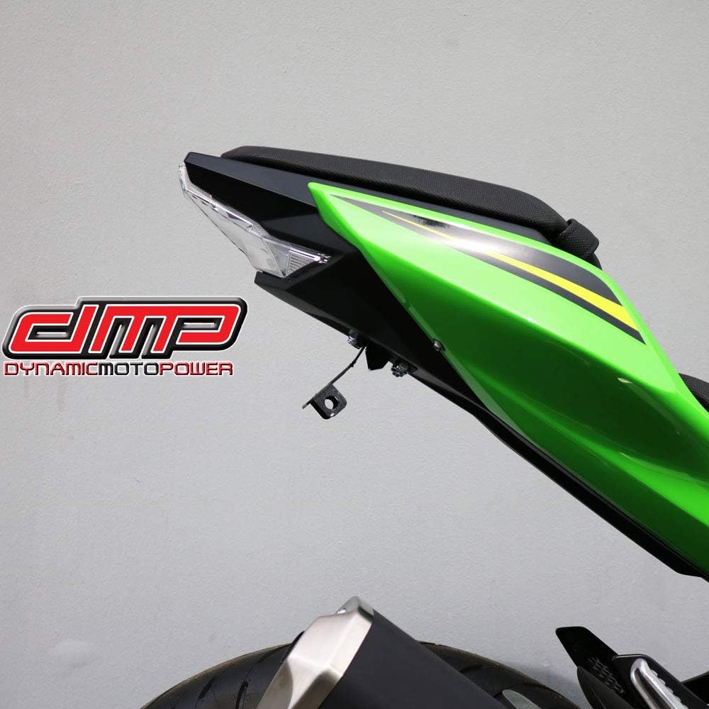 DMP USA MADE Kaw Ninja 400 Z400 KRT 2018 2019 2020 2021 2022 2023 2024 Ninja 500 Z500 2024 2025 2026 Fender Eliminator 670-4150 Not For Use With Stock OEM Turn Signals and Plate Light