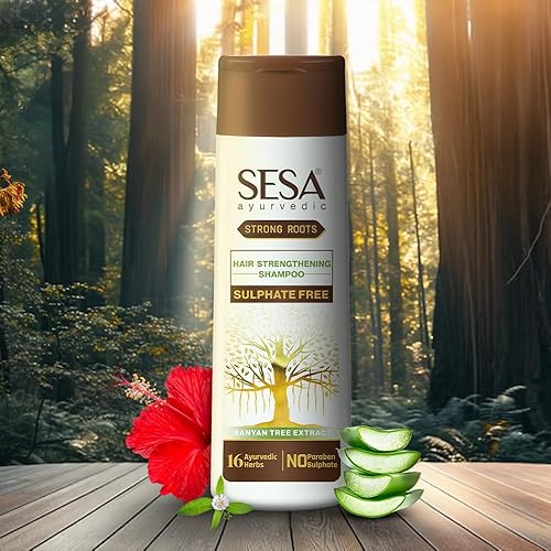 Miniatura 6 de Ayurvedic Strong Roots - Champú y acondicionador para el cabello, 6.8 fl oz, fortalecimiento de raíces, nutre el cuero cabelludo, sin parabenos ni