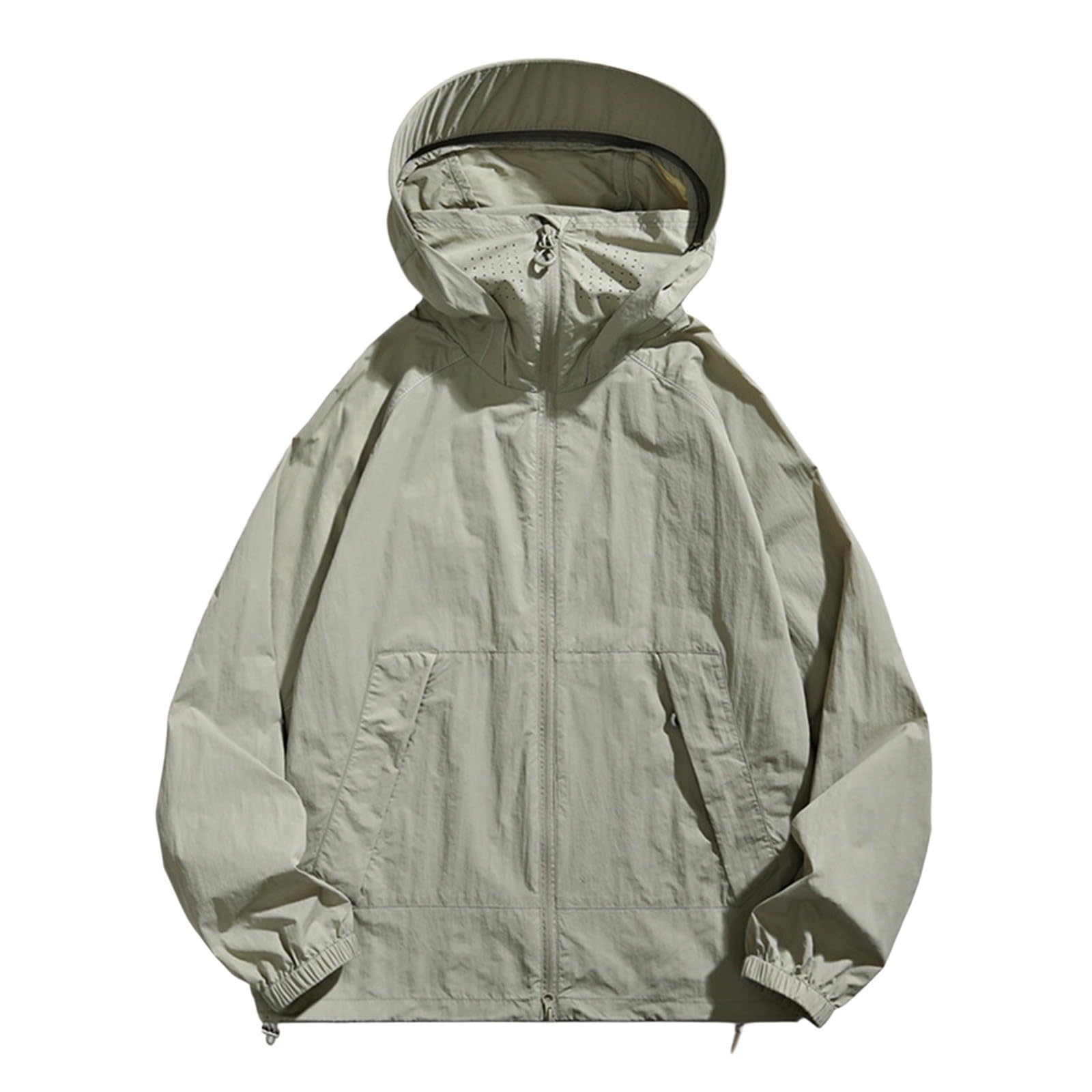 Chubasquero para mujer, impermeable, transpirable, chaqueta de entretiempo, plegable, deportiva, sudadera con capucha para mujer, con cremallera, chubasquero, cortavientos, trekking