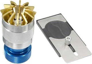 Crystal Lift - Abridor de relojes con plataforma de cristal azul, azul