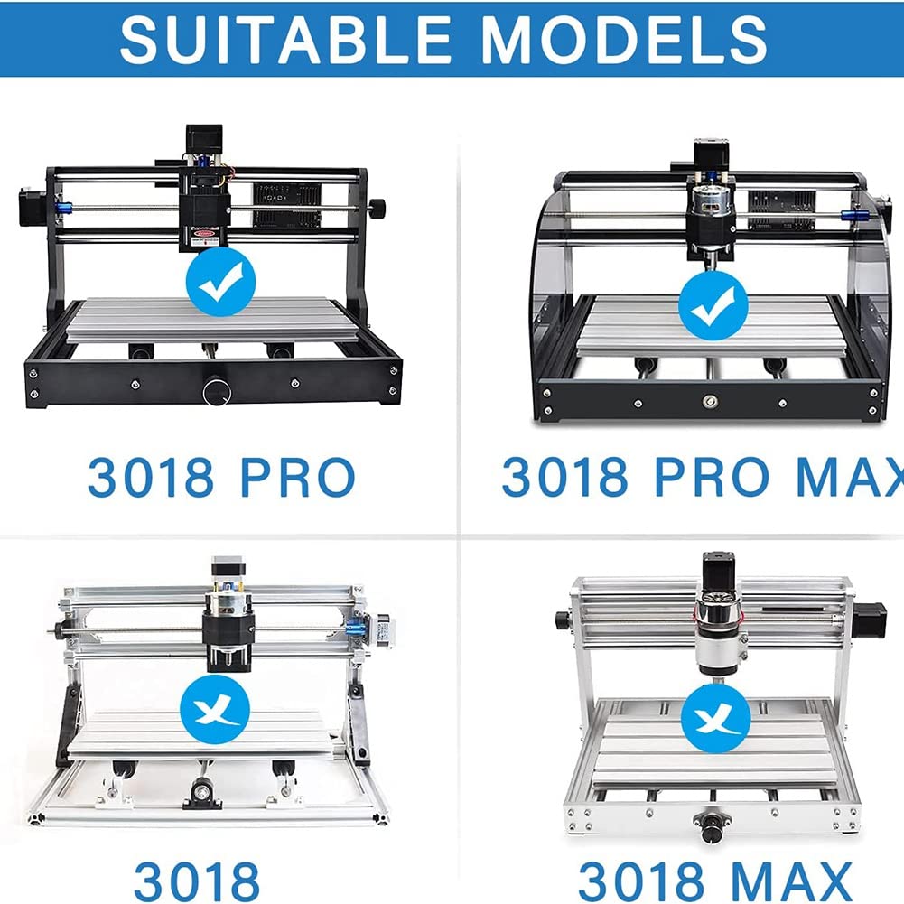CNC 3018 Kit de mise à niveau de graveur 3018 vers 3040 pour mise à niveau de l' X et extension d' Y