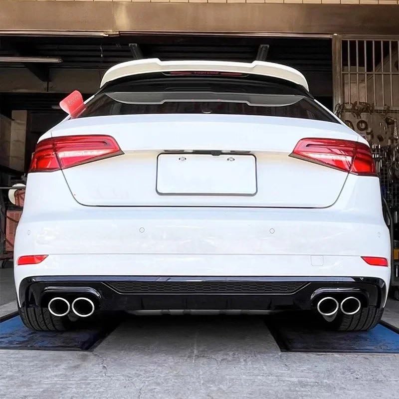Difusor de parachoques trasero coche para A3 Sportback Facelift 2016-2020 5