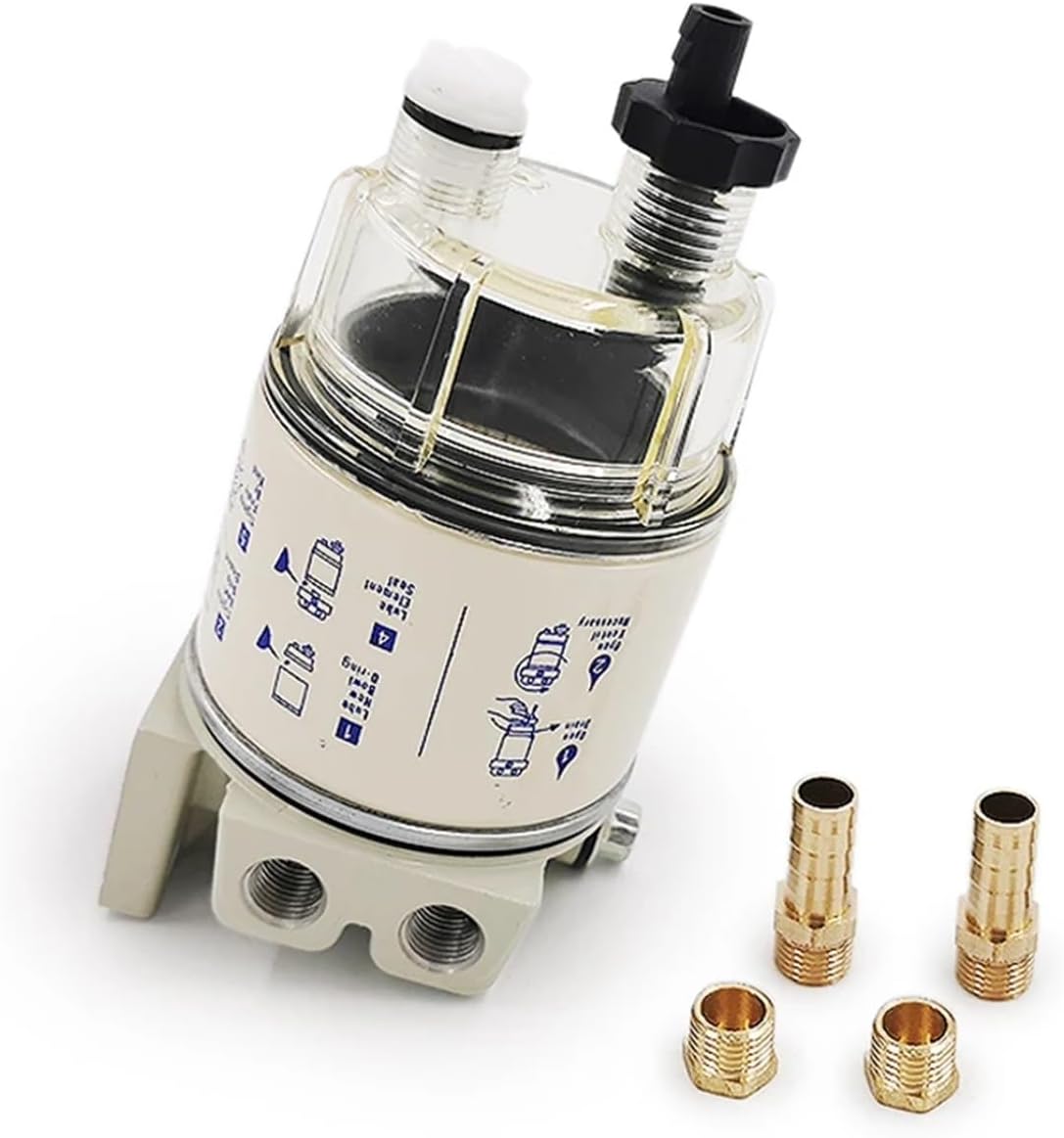 1Pcs Fuel Oil Water Separator Turbine Diesel Engine Racor Filter for 140R 120AT S3240 NPT ZG1/4-19 R12S R12T(TYPE 2)