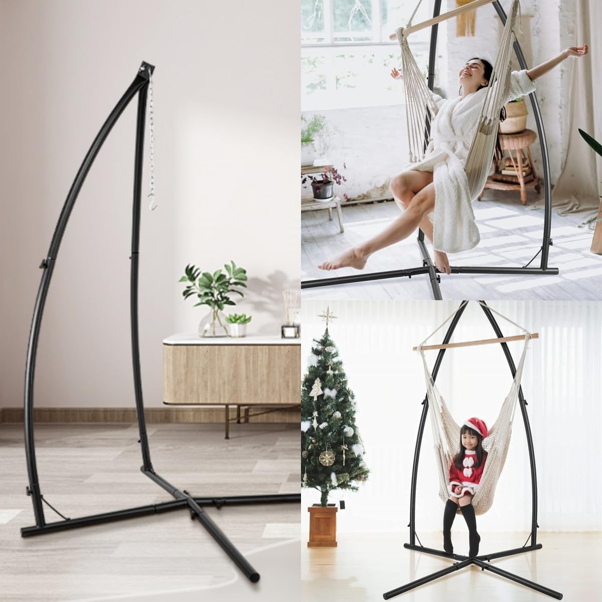 Giardino Struttura Per Amaca Sedia Sedia Sospesa Con Supporto A