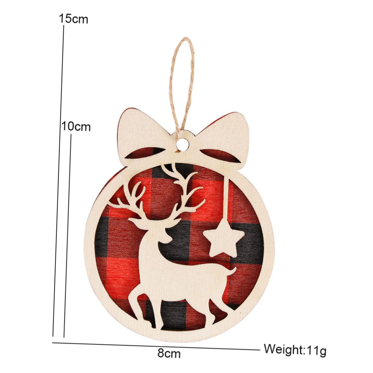 Zerodeko 3 Series Colgante Navideño De Madera Adornos De De Navidad Colgante Guirnalda Árbol Decoraciones Navideñas para Interiores Decoraciones Navidad De Madera 12 Piezas X 3