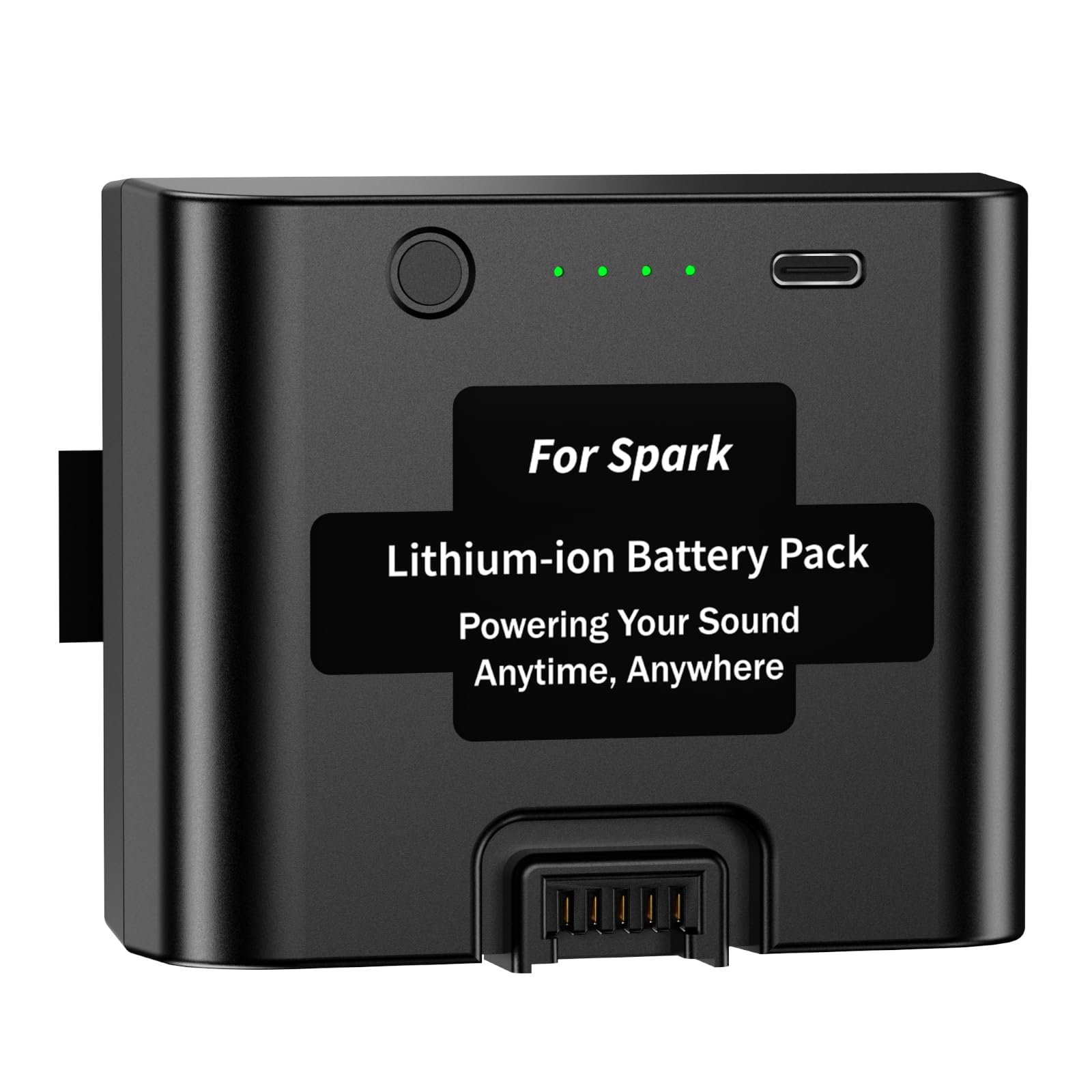 Batería de repuesto de iones de litio de 6000 mAh compatible con Spark Live, Spark 2 y Spark Edge, batería recargable que prolonga el tiempo de fiesta, 86,4 Wh