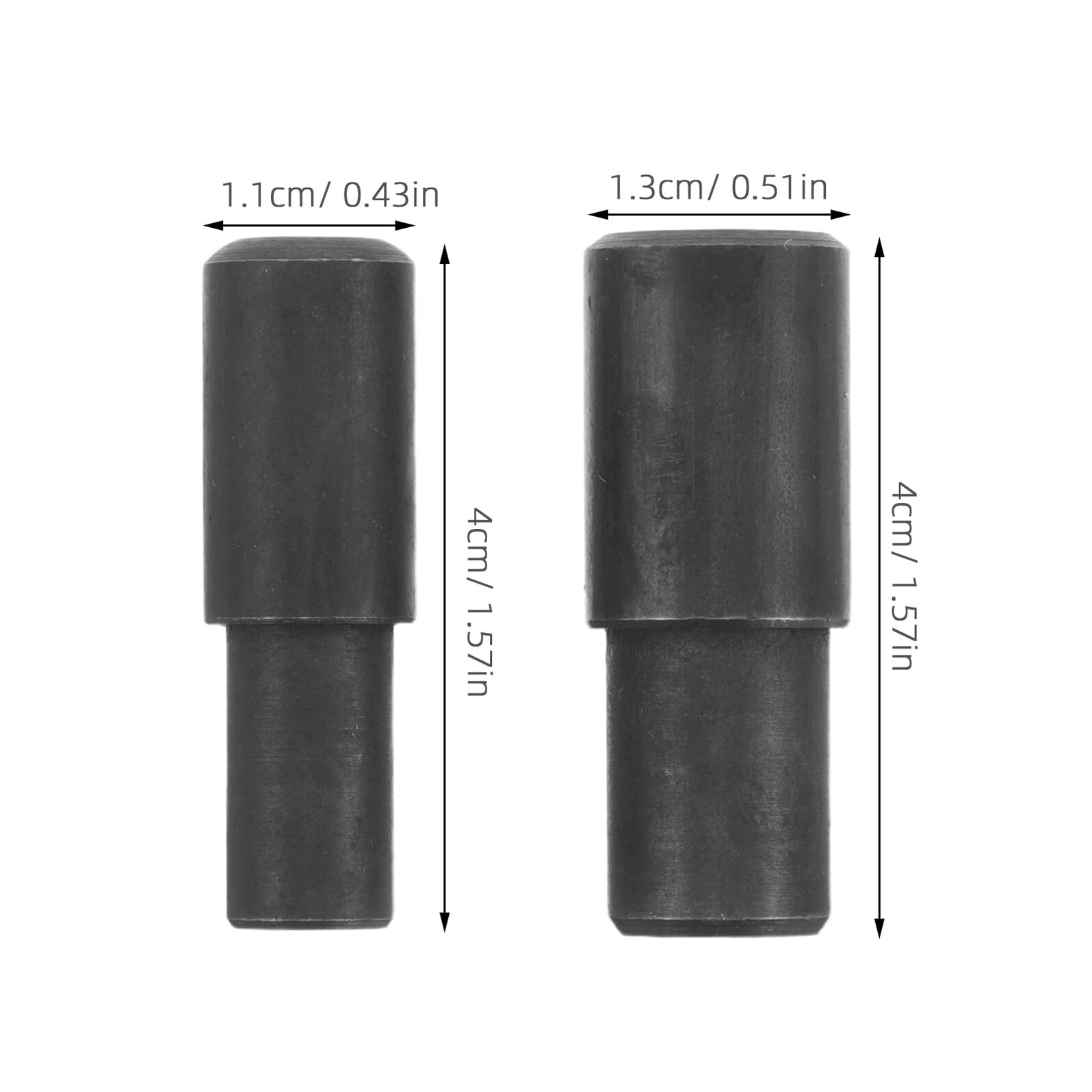 Troqueles de Punzonado para Sujetadores 11mm 2 Piezas Negro