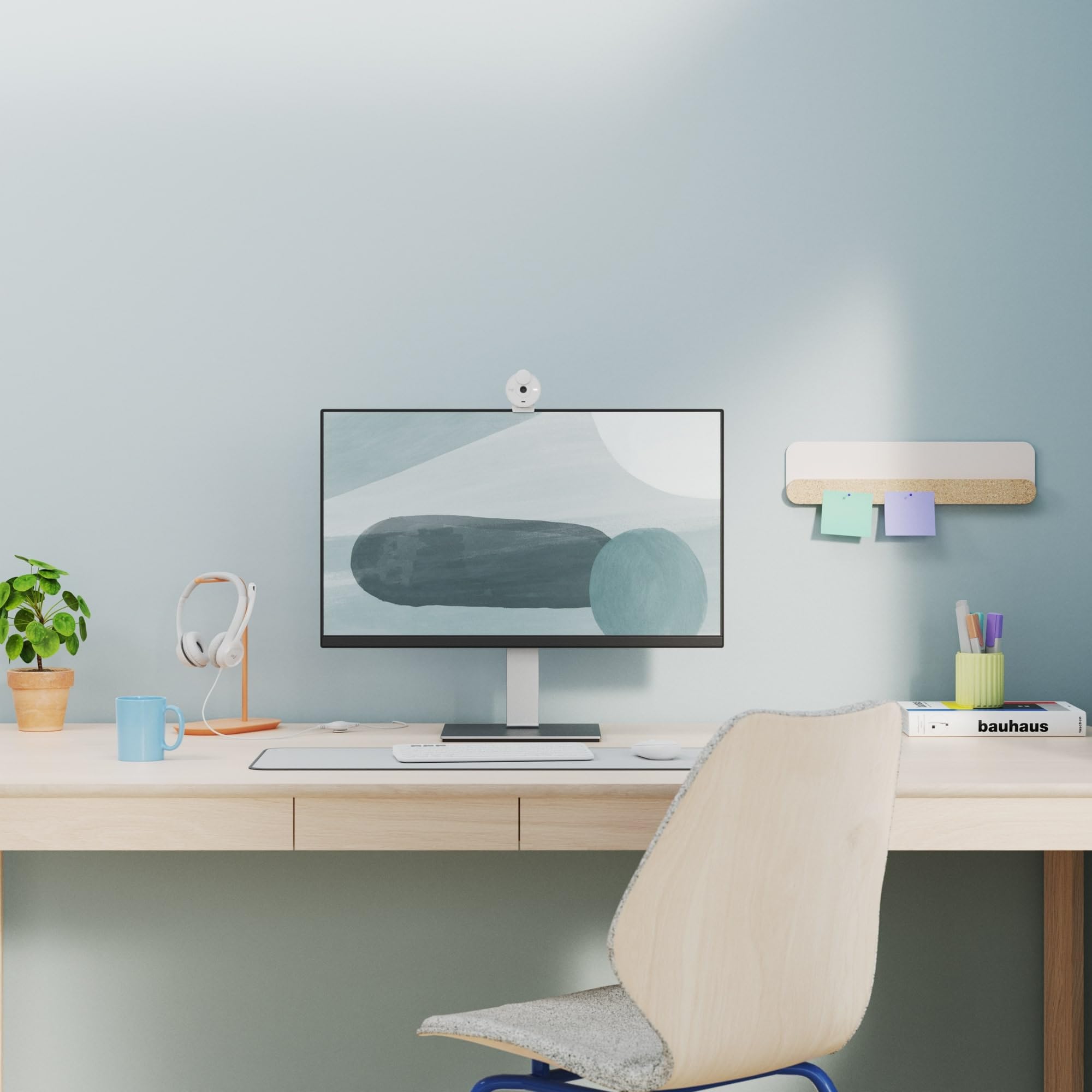 Logitech H390 Cuffia con Cavo per PC/Portatile, Auricolari Stereo con Microfono con Cancellazione del Rumore, USB-A, Comandi Integrati, Compatibile con i Chromebook, Bianco