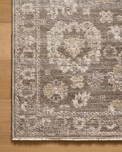 Loloi Magnolia Home by Joanna Gaines Pace Collection PAC-03 Taupe/Wheat 9'-6" x 12'-3" Area Rug
