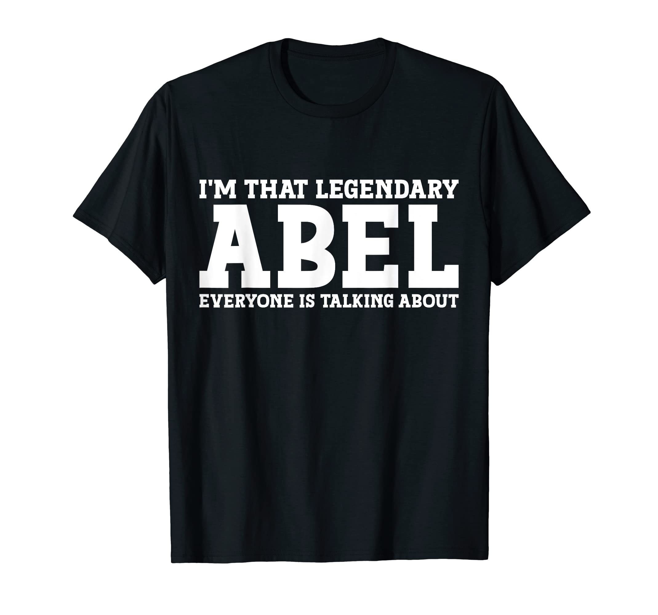 Abel Surname Funny Team Family Last Name Abel T-Shirt