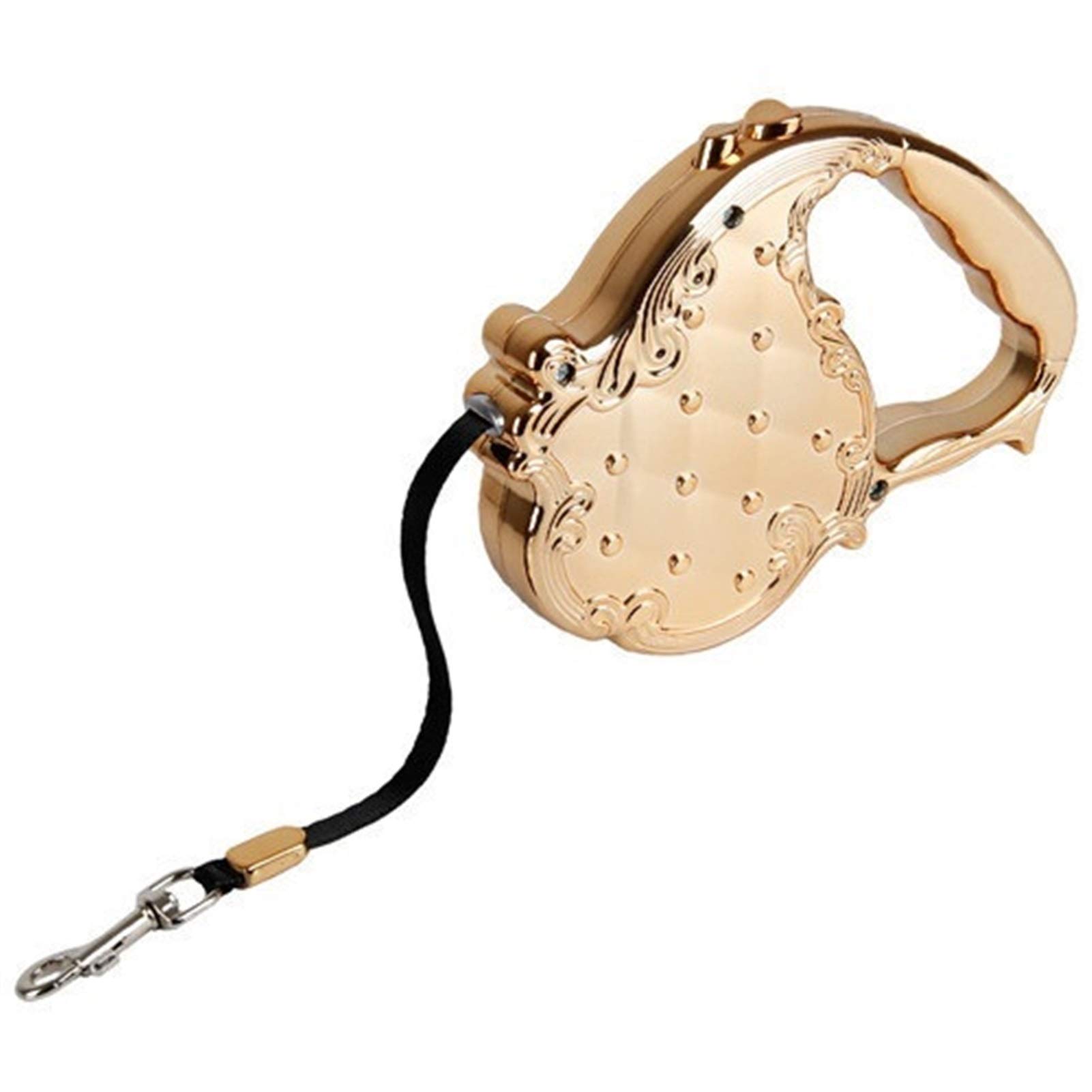 Homeilteds Dog Auto Leash Retractable Pet Cat Flexible Auto Leash Long Animals 20KG Rope Strong (Color : Gold, Size : 3 Meter)