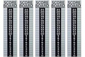 5 pack - Outdoor Horse Shoes & Cornhole Game Scoreboard/Score Keeper Sign/Horseshoe...