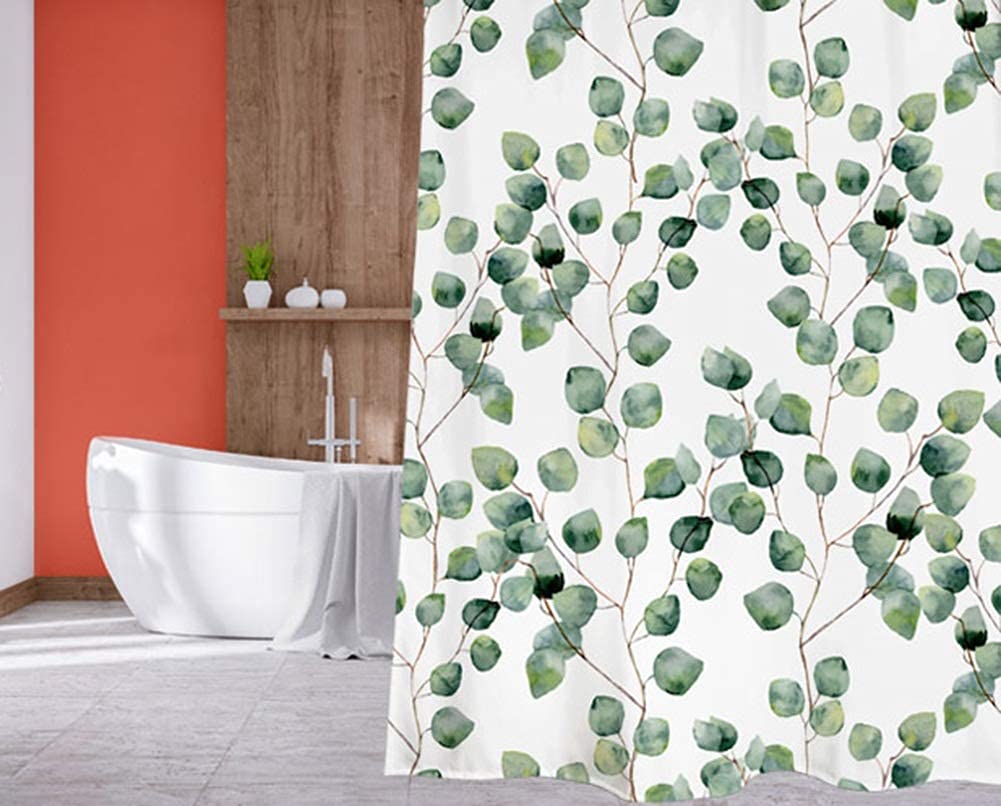 Rideau de douche en tissu de polyester de qualité supérieure au tombé parfait
