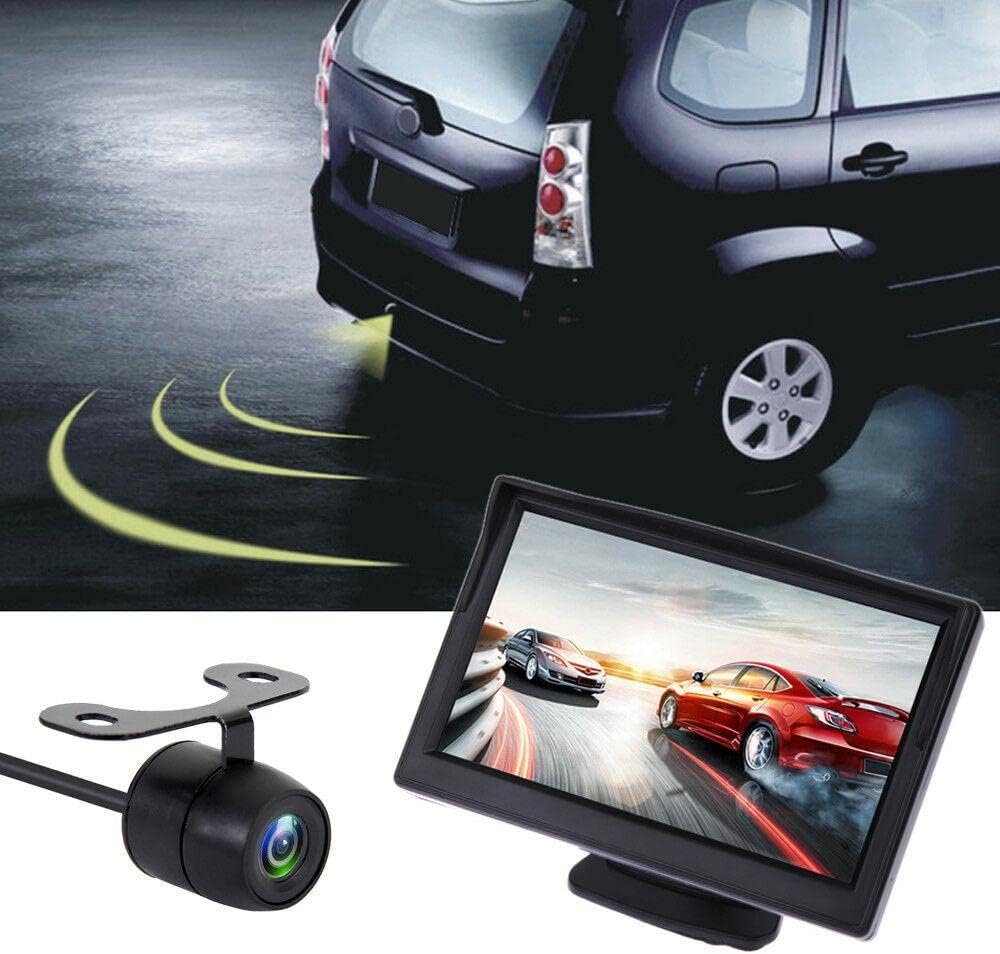 4.3" LCD Monitor Car Camera Rear View Backup Parking Reverse Kit Backup Camera Cars HD Night Vision
