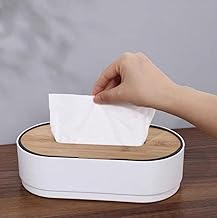 AcrylicxWood Decorative Tissue Box Black