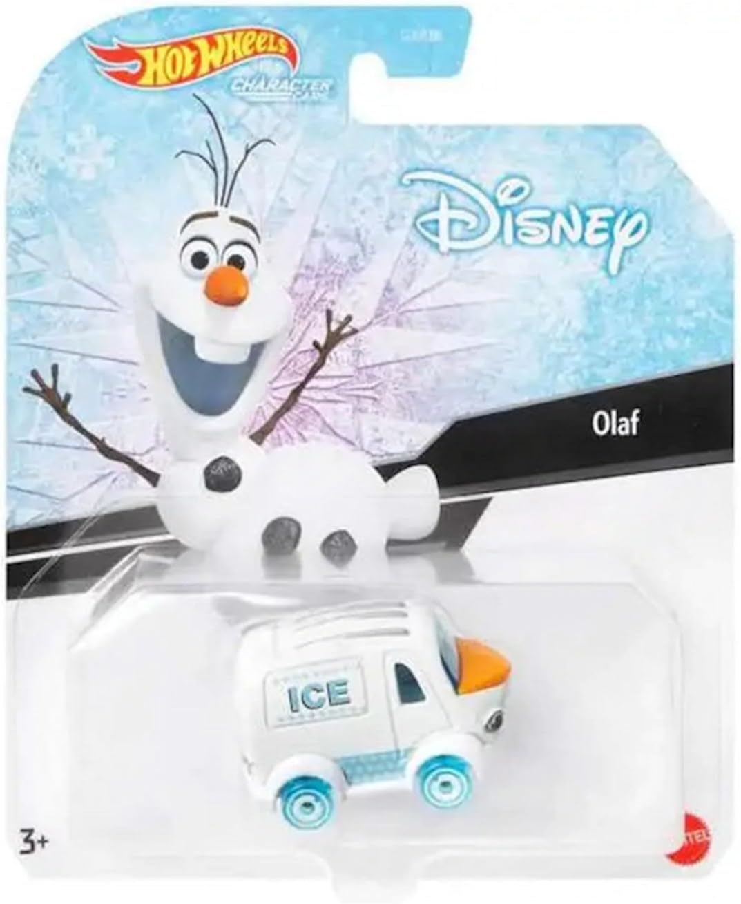 Hot Wheels Disney Frozen Character Cars, Elsa and Olaf, Die-Cast Vehicle Set, 3+ Years