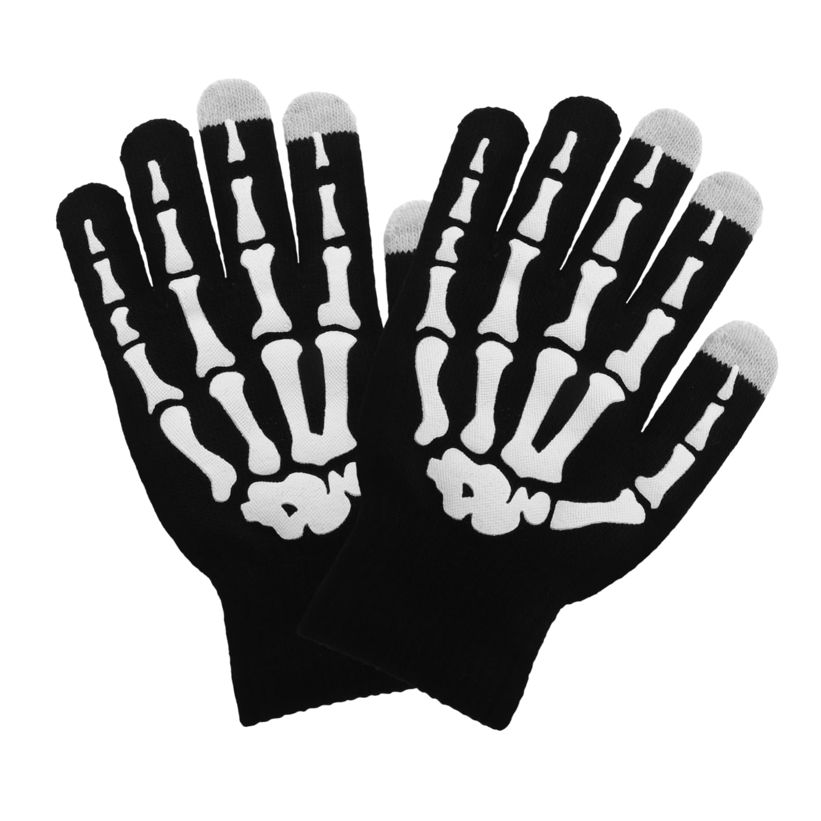 ifundom 2pcs Skull Touchscreen Gloves Warm - Design for Sports Driving Cycling Halloween Style for Men and Women Insulated Comfort for Outdoor Activities