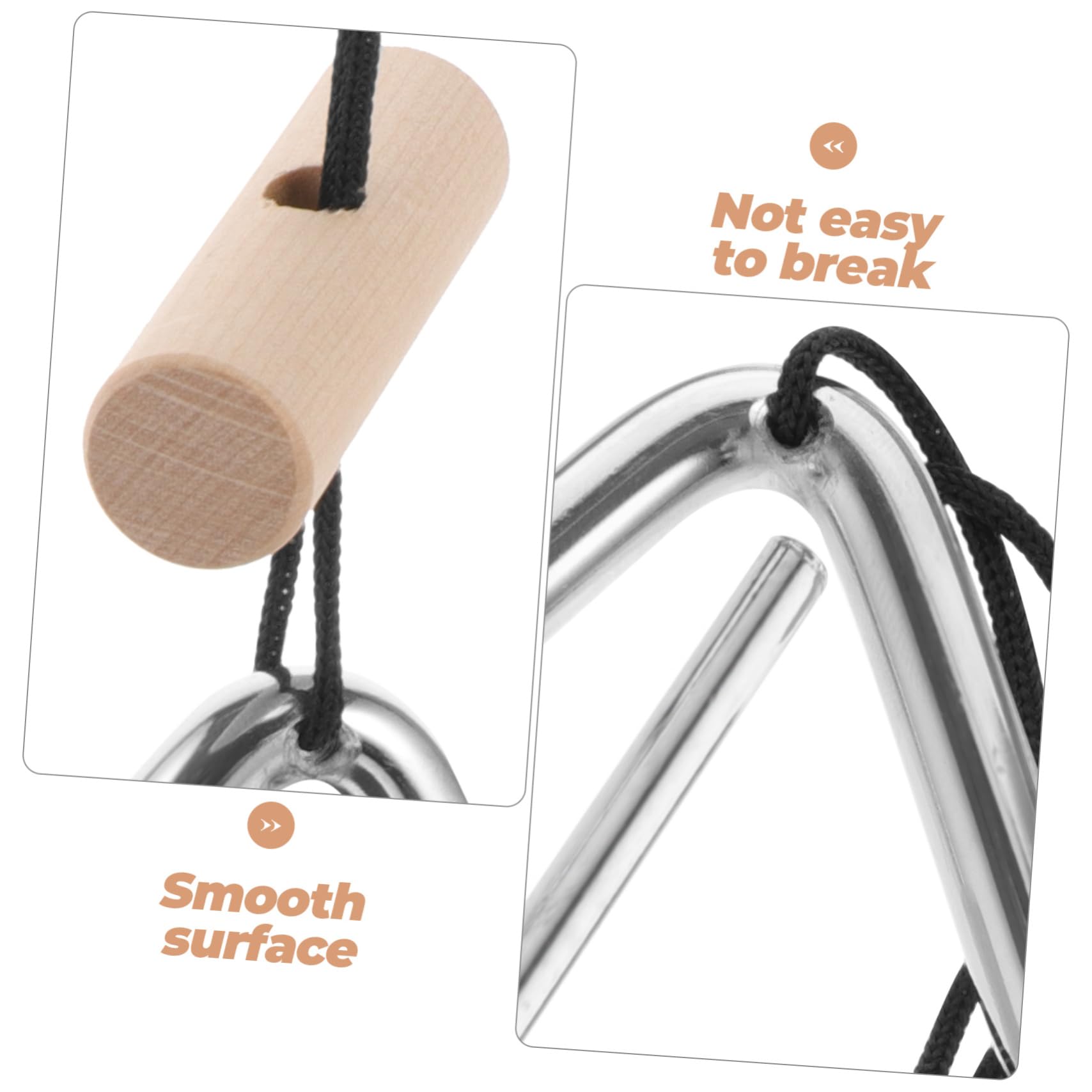 Amazon | JOINPAYA 子供用三角鉄教具 音楽パーカッション楽器 音を