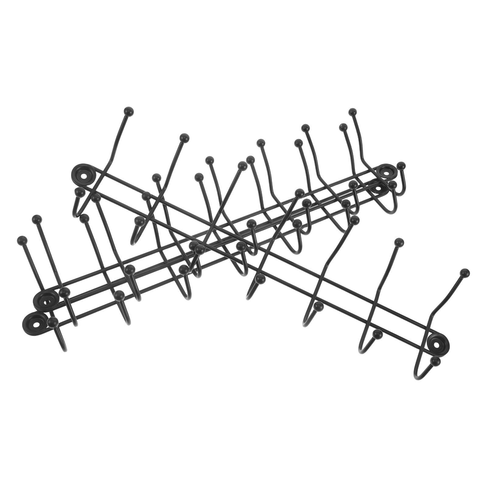 Support robuste pour porte FRCOLOR 3 crochets en métal anti-déformation