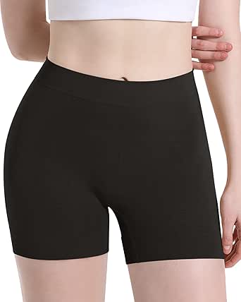 GLOWSUMM Damen Slip-Shorts Nahtlos - Anti-Scheuern Unterwäsche Für Kleider & Röcke