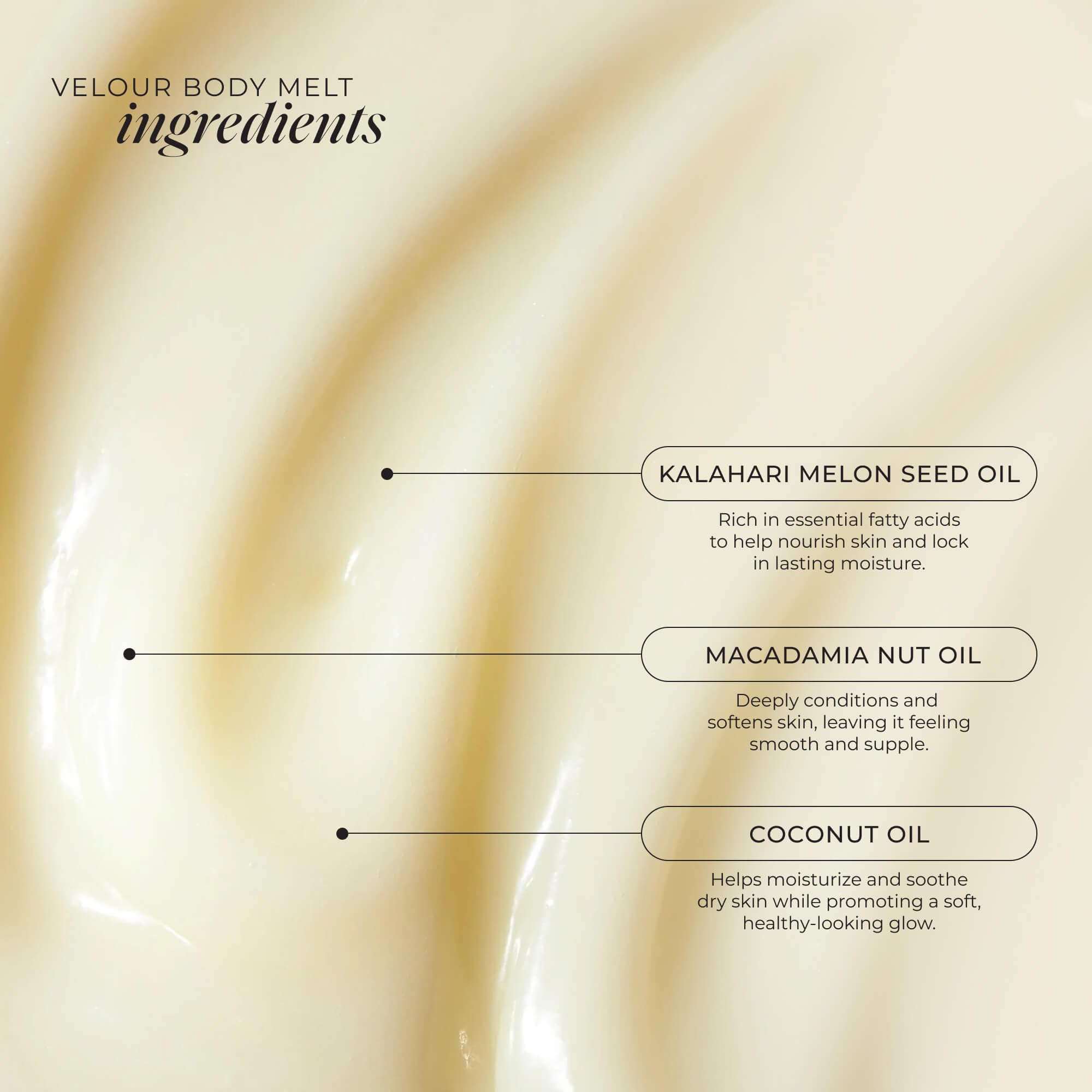 LaLicious Velour Body Melt Balm-to-Oil Moisturizer for Dry Skin
