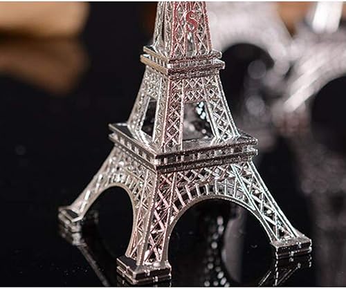 Miniatura 5 de Cabilock 4 soportes para tarjetas con base de torre Eiffel, alambre de metal, número de mesa, clips para fotos, soporte para notas, cena, comida