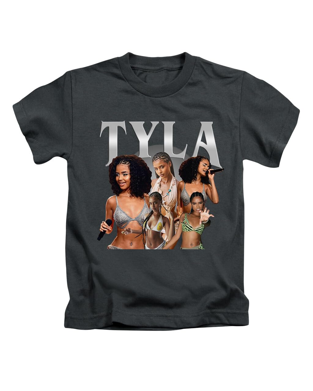 New Spirit Original Unisex Black Tyla Tee T-Shirt Funny T Shirt Top