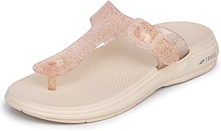 Flat Slippers for Woman | Comfortable & Lightweight Adjustable Thong Strap Flip Flops | Durable Cushioned Footwear for Home, Casual, Beach & Outdoor Use