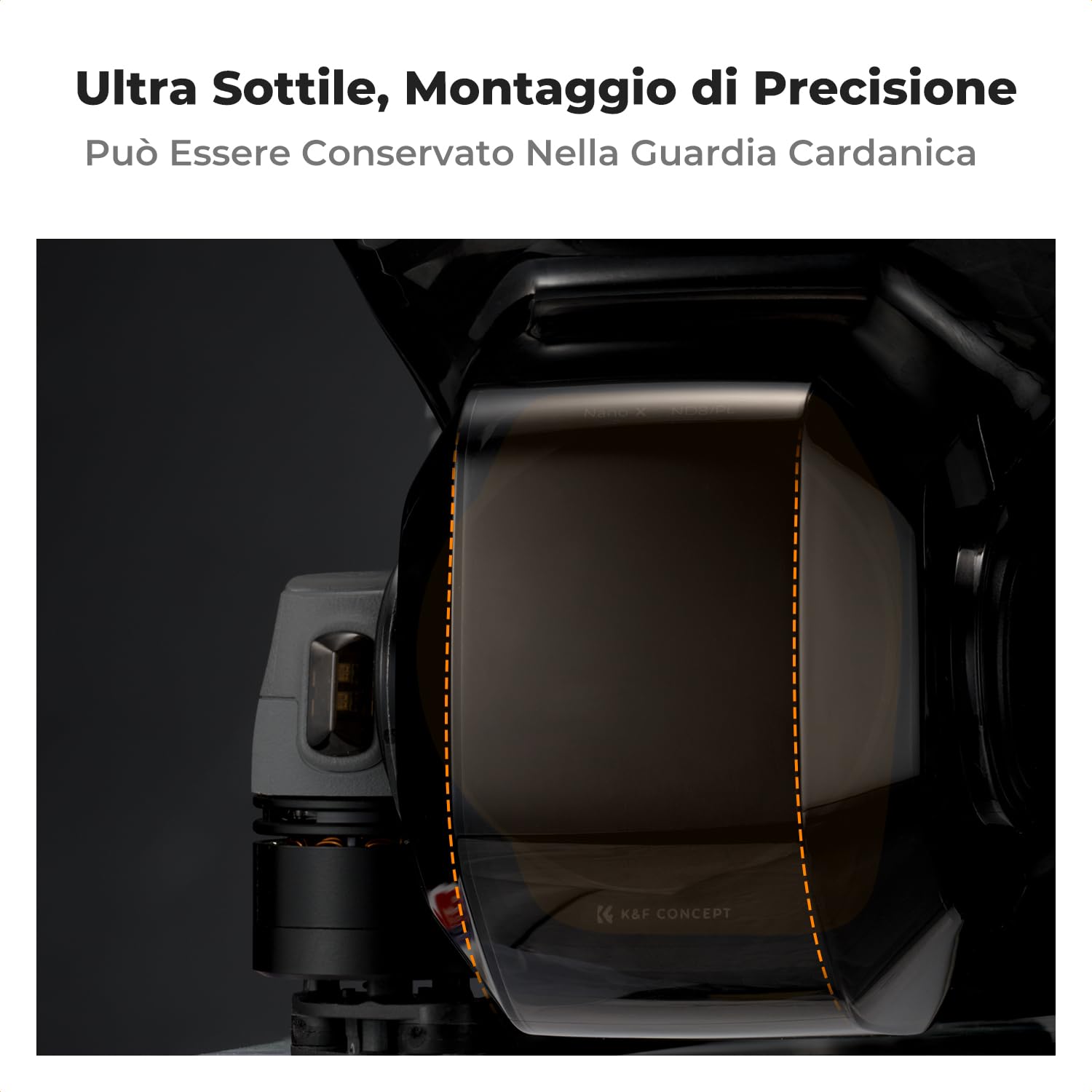 K&F CONCEPT 4 Pezzi Set di Filtri ND PL per DJI Air 3S, ND8/PL ND16/PL ND32/PL ND64/PL, Filtri Polari e a Densità Neutrale Multi-Funzionali, Accessori per Drone, Vetro Ottico HD/Multirivestito