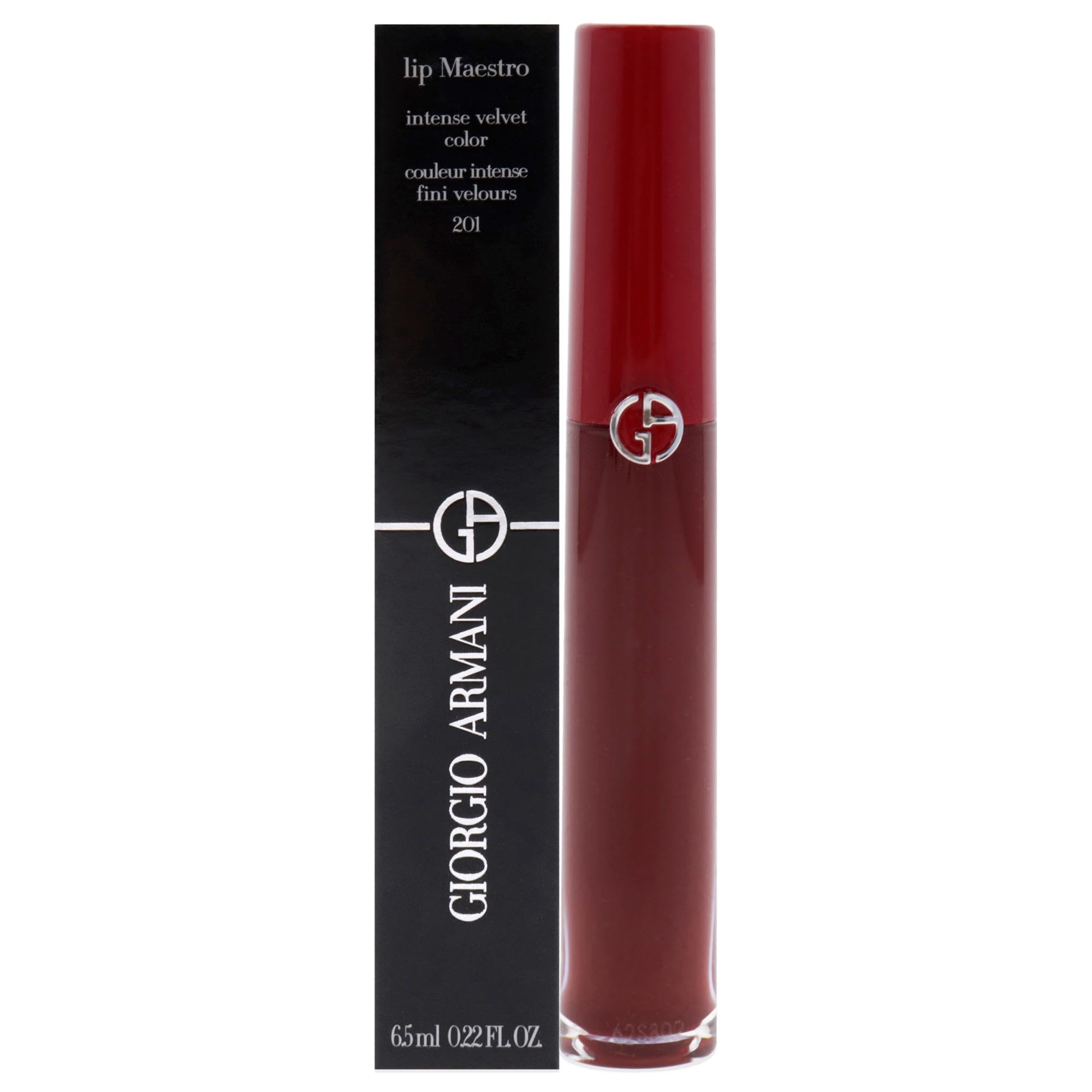 Giorgio Armani Lip Maestro Intense Velvet Color - 201 Dark Velvet Women Lip Gloss 0 22 oz