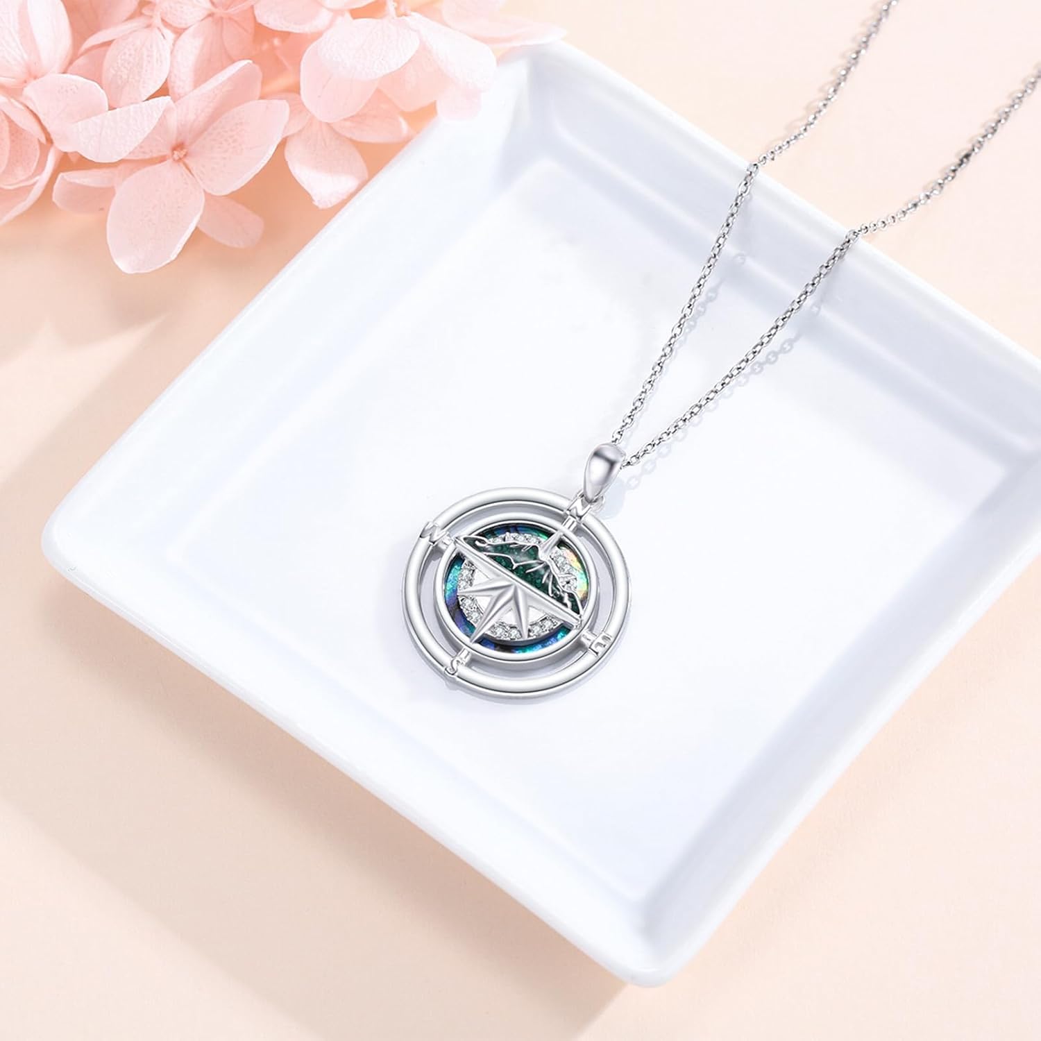 Midir&Etain Faith of A Mustard Seed Necklace S925 Sterling Silver Mountain Christian Pendant Necklace Religious Gifts Jewelry for Women - Image 2