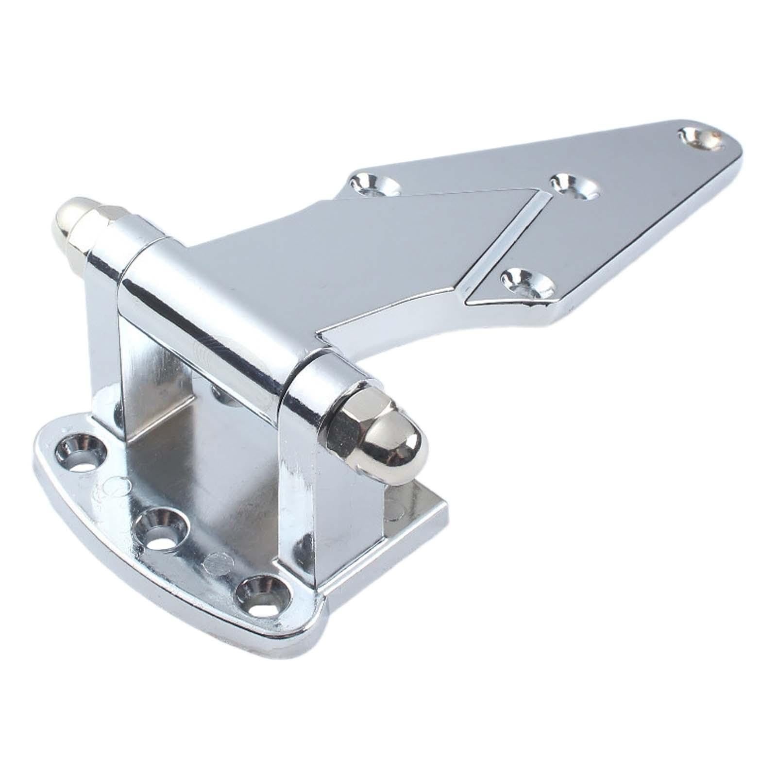 Qectial Kühlschranktür Scharnier Industrieller Türverschluss Kastenofen Scharnier Zinklegierung Verschleißfest für LKW-anhänger Lager Küche Geschenk, für Dicke 2.5 cm