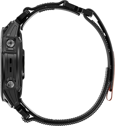 Miniatura 7 de Correa deportiva de nailon de 1.024 in para Garmin Fenix 5X, duradera, cómoda y fácil de ajustar