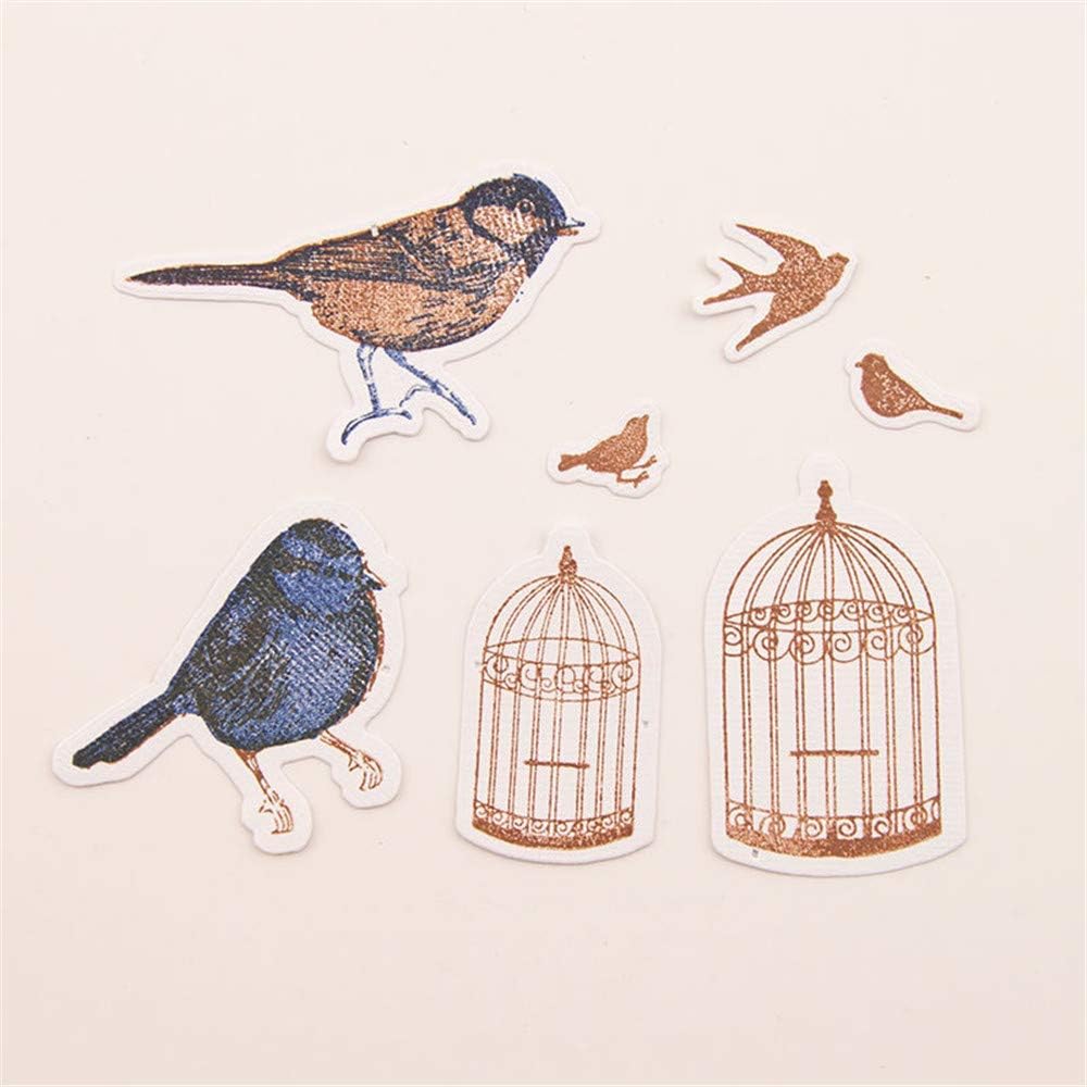 arriettycraft Birds Cage Happy Birthday Best Wishes Clear Stamps for Cards Making Decoration and Scrapbooking Rubber Stamps for Craft-A1539 - Image 5
