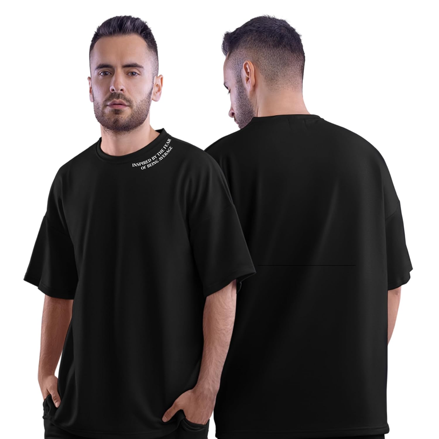 DUDEME Unisex Cotton Gym T Shirt | Oversized Workout T Shirt for Men & Women | Black Gym Tshirt | Loose Fit Gym Wear for W... - Review, Price and Buying Guide