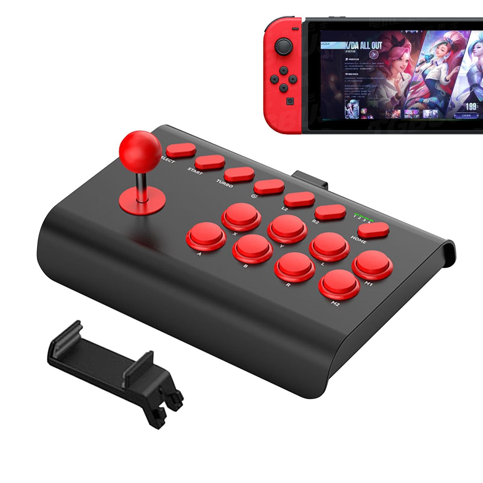 Joystick Arcade Fight Stick | Joystick di Combattimento per Giochi Arcade | con Funzioni Turbo/Macro | Joystick Arcade Nostalgico Universale per PC E Console di retrò [video game] [video game]