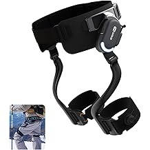 DNSYS X1 Carbon Pro Exoskeleton with Titanium Alloy, AI-Powered Leg Support Wearable Robot, 1.2HP Motor, 40km Base Range, 3s Battery Swap, for Hiking, Workout, Running, Size M Waistline 33.5-43.3in