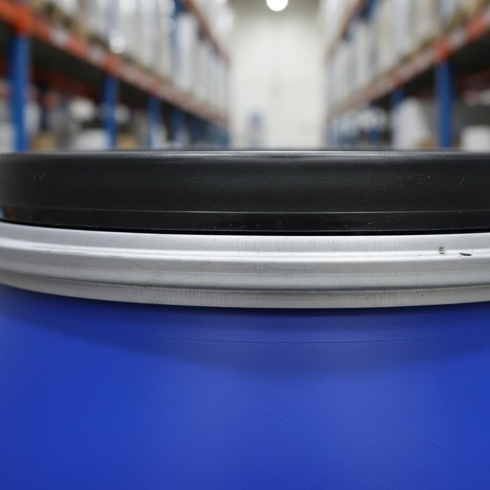 Bidone con Coperchio a Flangia Chiusura Ermetica Fusto Chimico in Plastica Ermetico Contenitore Industriale per Industrie Chimiche, 125L铁箍桶 加厚