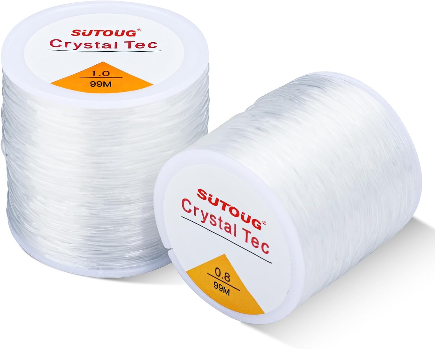 0.8mm & 1.0mm Elastic String for Bracelets, 2...