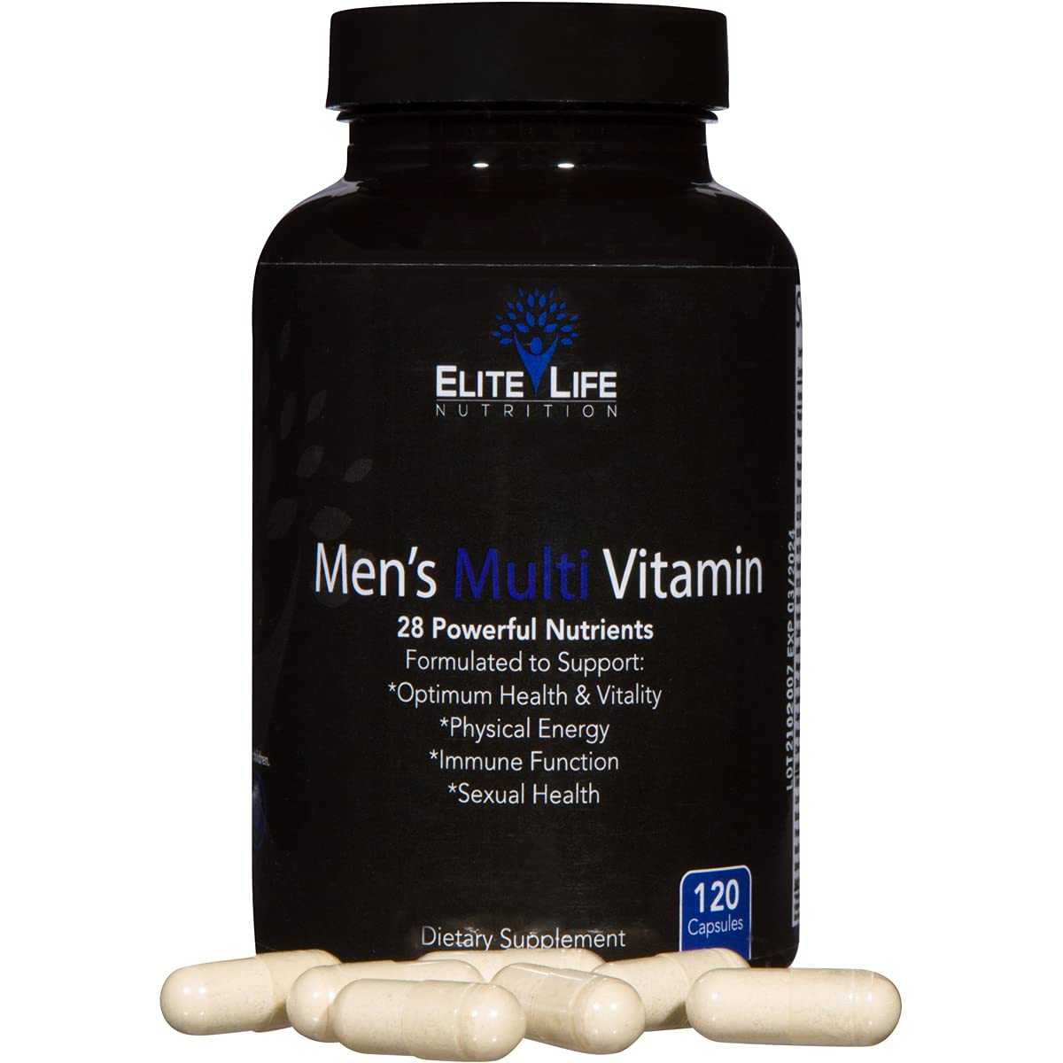 Men's Multi Vitamin 28 Powerful Nutrients, Vitamins, and Minerals